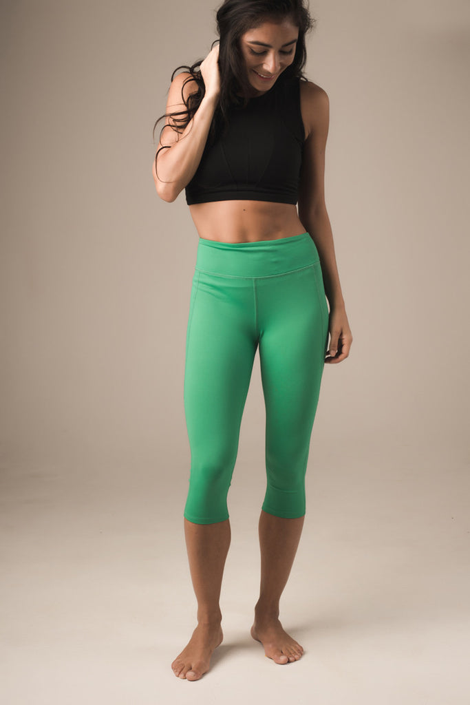 Louise Capris in Indian Green