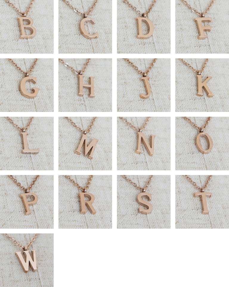 Monogram Necklace